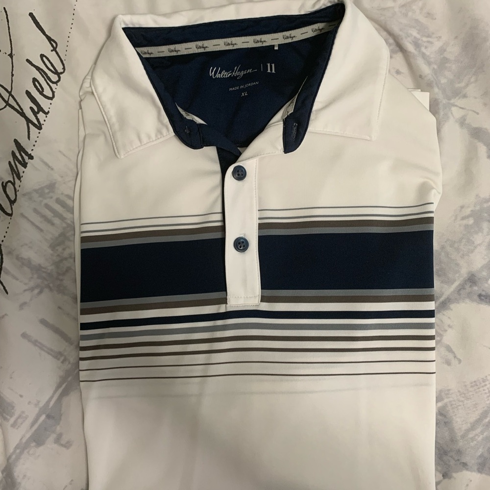Walter Hagen Men's Performance 11 Novelty Print Golf Polo. Size XL